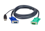 Aten USB KVM Cable, 1.2m with 3-in-1 SPHD - 2L5201U