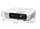 Epson Consumer Projector, 4000 Ansi Lumens, WXGA resolution, 16:10 Aspect Ratio - EBW55