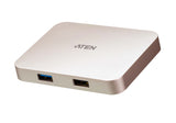 Aten Ultra Mini Dock with Power Pass-through, 4k, USB-C - UH3235