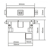 Vision Cable Termination System, USB-B 3.0 Booster Module - 3446582