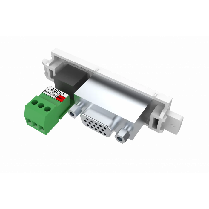 Vision Cable Termination System V3,VGA&3.5mm D Module - 3446586