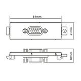 Vision Cable Termination System V3,VGA FemaleD Module - 3498783